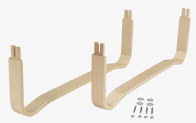 Meder 90cm birk 2 stk