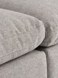 Modulsofa LUNDBY chaiselong sandfarvet stof