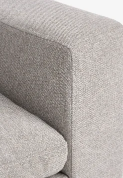 Modulsofa LUNDBY 2-pers. sandfarvt stof