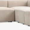 Modulsofa SKEJBY hjørne sandfarvet stof