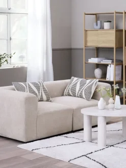 Modulsofa SKEJBY 2-pers. sandfarvet stof