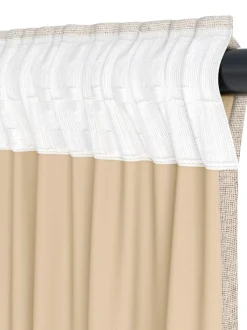 Mørklægningsgardin ALDRA 1x140x175 sand