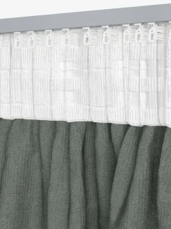 Mørklægningsgardin ARA 1x140x300 fløjl grøn