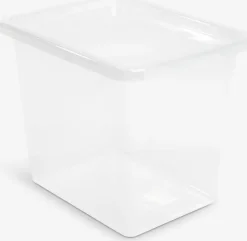 Opbevaringsboks BASIC BOX 31L m/låg transparent