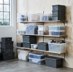 Opbevaringsboks SMARTSTORE GENANVENDT 31 32L m/låg