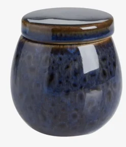 Opbevaringskrukke KALLINGE Ø9xH9 blå