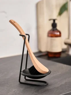 Opvaskebørsteholder ARNT Ø11xH18 cm sort rustfrit stål