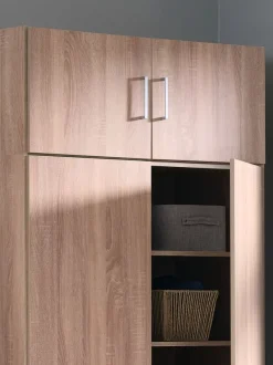 Overskab FANDRUP 97x41 2 låger lys eg