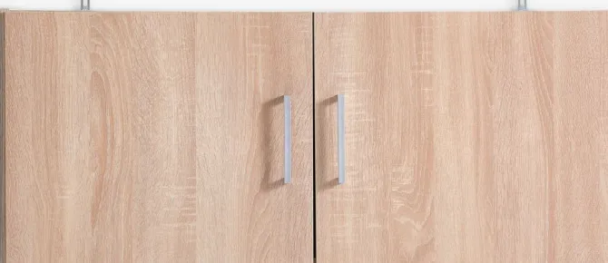 Overskab FANDRUP 97x41 2 låger lys eg