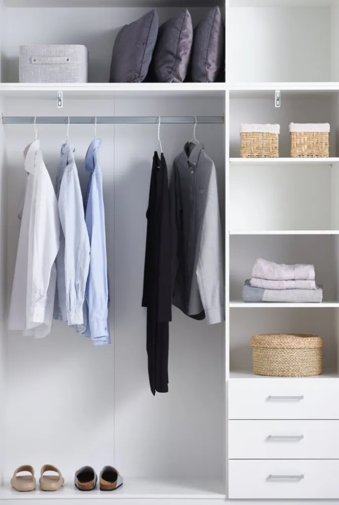 Overskab FANDRUP 145x41 3 låger hvid