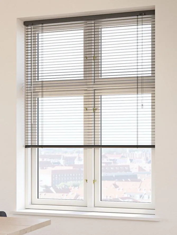 Persienne BRU 80x160cm aluminium grå