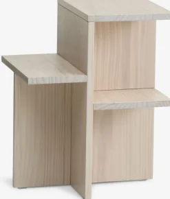 Piedestal SOLLERUP m/hylder massiv fyr