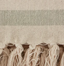 Plaid AMASONLILJE 130x170 grøn/beige