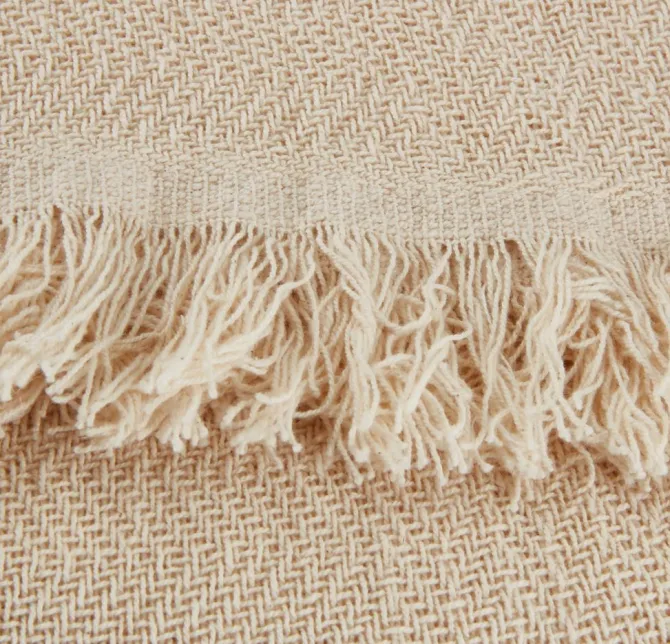 Plaid ISSOLEIE 130x150 beige