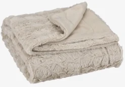 Plaid MYGGBLOM 130x170 beige