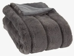 Plaid STAVKLOKKE 130x170 grå