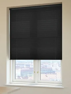 Plisségardin HOVDEN 80x160 sort trådløst