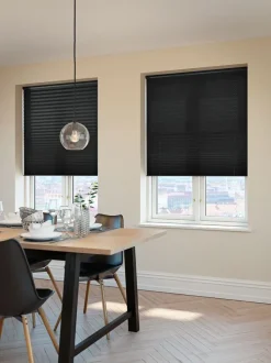 Plisségardin HOVDEN 80x160 sort trådløst