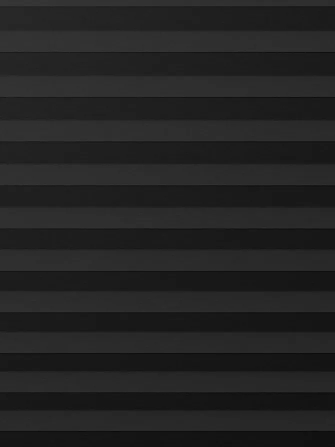Plisségardin mørklægning FYN 80x160 sort trådløst