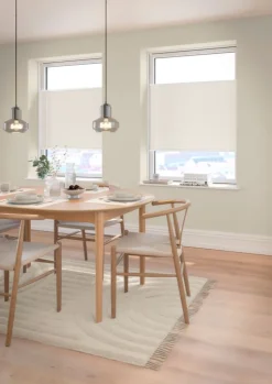 Plisségardin mørklægning HVEN 60x130cm hvid up/down