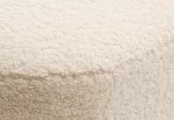 Puf OREBO 84x45 råhvid teddy