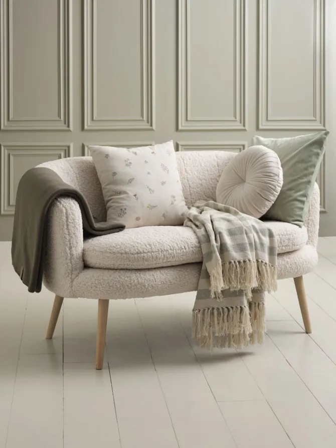 Pyntepude KUGLEASK Ø40 beige