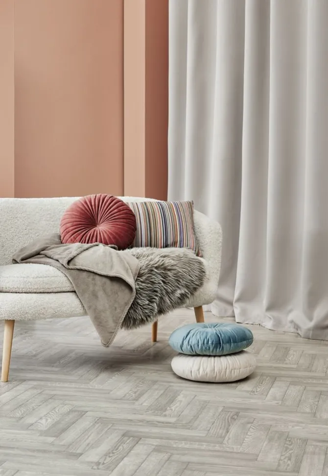 Pyntepude KUGLEASK Ø40 beige