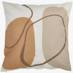 Pyntepudebetræk POPPEL 50x50 hvid/beige