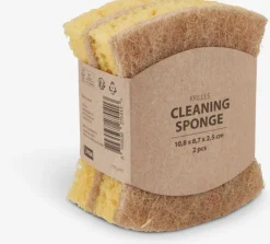 Rengøringssvamp KRILLES B9xL11xH5cm 2 stk/pk