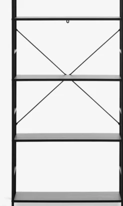 Reol ASTRUP 4 hylder sort