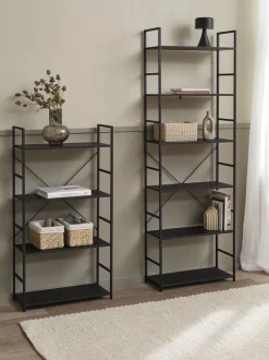 Reol ASTRUP 4 hylder sort