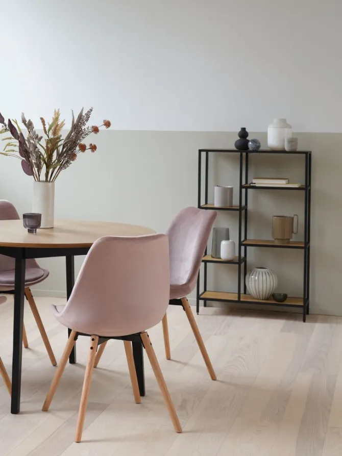 Reol TRAPPEDAL 5 hylder eg/sort