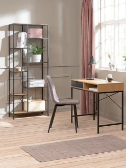 Reol TRAPPEDAL 7 hylder eg/sort