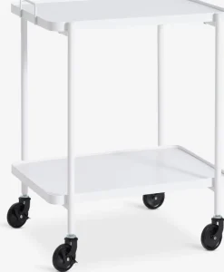 Rullebord GANGSTED 2 hylder hvid