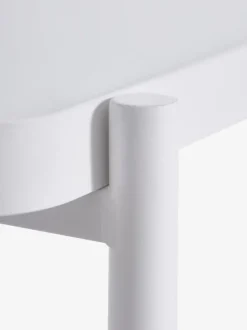 Rullebord GANGSTED 2 hylder hvid