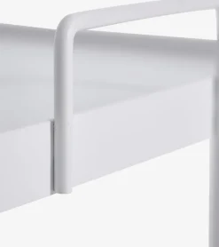 Rullebord GANGSTED 2 hylder hvid