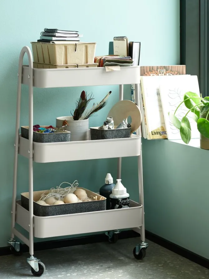 Rullebord KANSTRUP lys sand