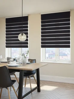 Rullegardin Duo ALSTEN 60x180cm m/kassetter sort