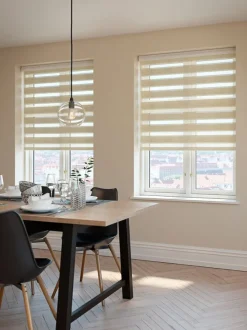 Rullegardin Duo ALSTEN 60x180cm m/kassetter natur