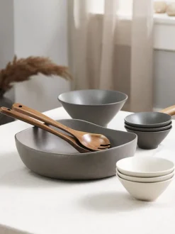 Salatbestik KRESTIAN L30cm træ