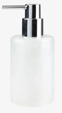 Sæbedispenser LISTERBY hvid perlemoreffekt