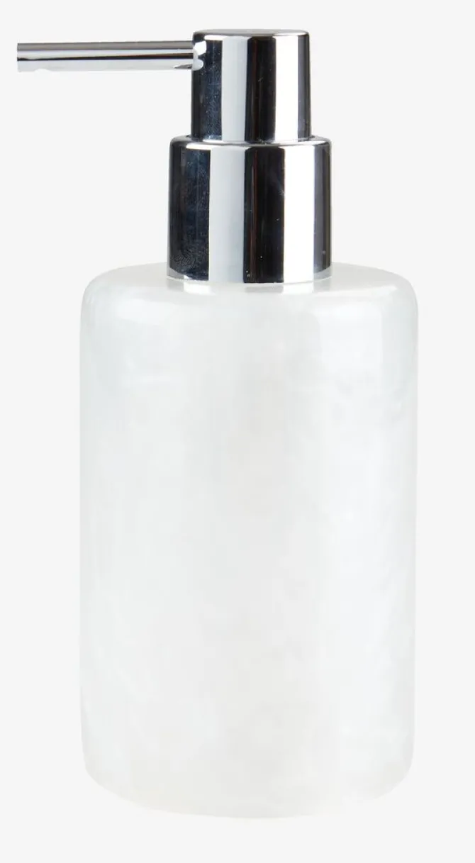 Sæbedispenser LISTERBY hvid perlemoreffekt