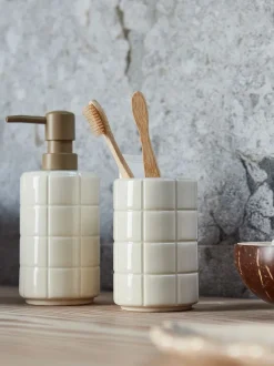 Sæbedispenser STENINGE beige