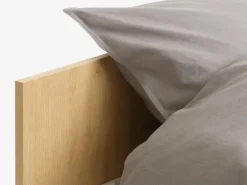 Seng m/opbevaringsplads BILLUND 90x200 hvid/eg