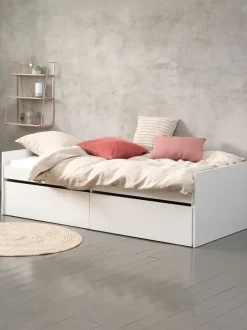 Seng m/opbevaringsplads TANGBJERG 90/180x200 hvid