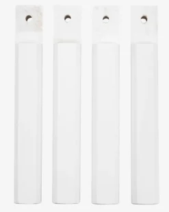 Sengeben B4,3xL3,5xH23cm hvid 4 stk/pk