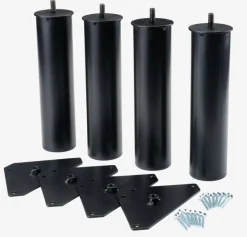 Sengeben Ø5xH20cm sort 4 stk