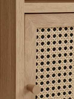 Sengebord HALMSTAD 1 låge egefarve