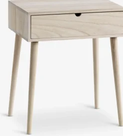 Sengebord ILBRO 1 skuffe natur