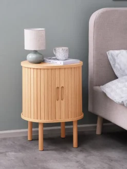 Sengebord LYNGVIG 2 jalousilåger eg natur